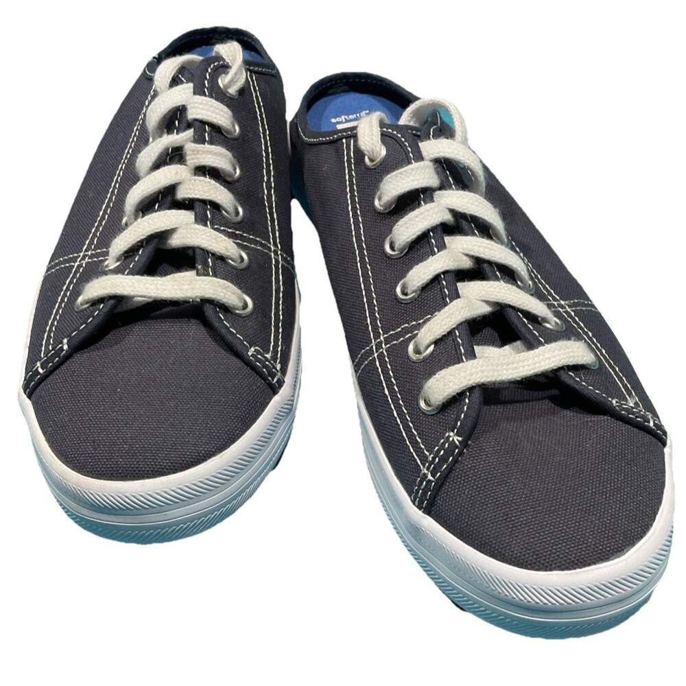 Women’s Keds Kickstart Mule Slip On Sneakers Size 7.5 Navy Blue